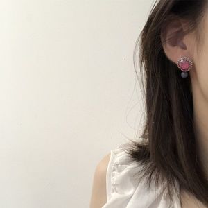 Handmade Elegant Gemstone Pendant Earring